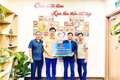 Trường THCS Hải Xuân nhận 30 bộ máy tính từ Quỹ Thiện Tâm – Tập đoàn Vingroup