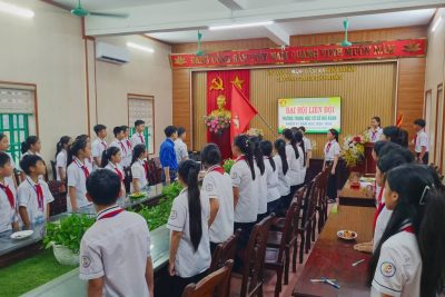 TRƯỜNG THCS HẢI XUÂN TỔ CHỨC THÀNH CÔNG ĐẠI HỘI LIÊN ĐỘI 2025 – 2026