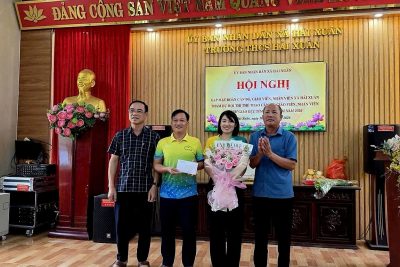 SỨC MẠNH ĐOÀN KẾT VÀ QUYẾT TÂM TẠI HỘI NGHỊ GẶP MẶT ĐOÀN VẬN ĐỘNG VIÊN NGÀNH GIÁO DỤC XÃ HẢI XUÂN