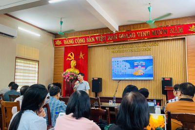 TRƯỜNG THCS A HẢI XUÂN TỔ CHỨC TẬP HUẤN CÔNG TÁC CHUYỂN ĐỔI SỐ ĐẦU NĂM HỌC