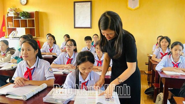 Trường THCS Hải Xuân nỗ lực xây dựng trường đạt chuẩn quốc gia