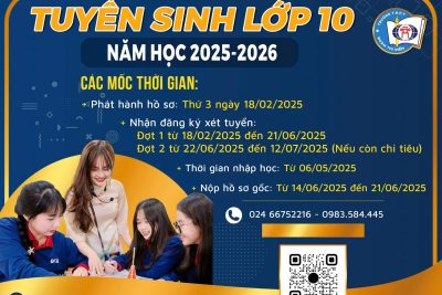 V/v duyệt tuyển sinh vào lớp 10 GDTX cấp THPT năm học 2025-2026