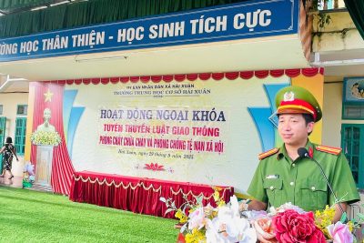 TRƯỜNG THCS HẢI XUÂN TUYÊN TRUYÊN VỀ AN NINH, AN TOÀN TRƯỜNG HỌC