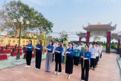 SÔI NỔI CHUỖI CÁC HOẠT ĐỘNG CHÀO MỪNG 95 NĂM NGÀY THÀNH LẬP ĐOÀN TẠI TRƯỜNG THCS HẢI XUÂN