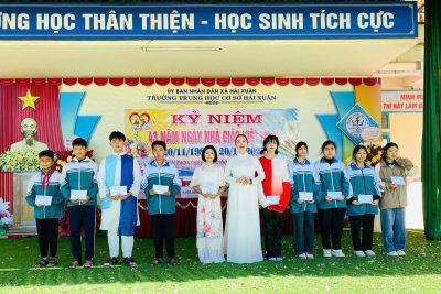 NGÔ THÙY DIỄM – “NGƯỜI MẸ” TỪ PHƯƠNG XA VÀ HÀNH TRÌNH THẮP SÁNG ƯỚC MƠ CHO HỌC TRÒ NGHÈO TẠI MÁI TRƯỜNG THCS HẢI XUÂN